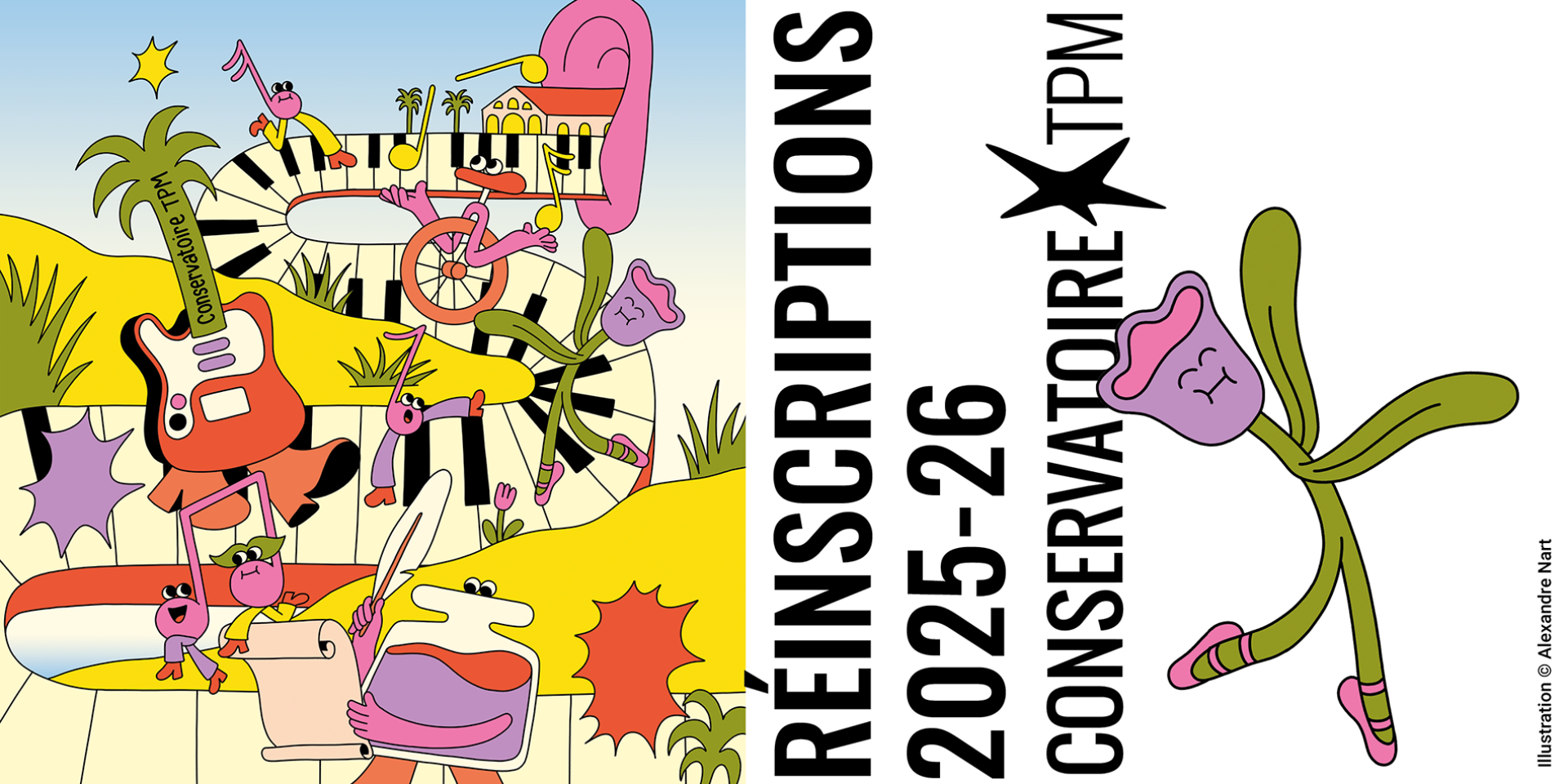 Newsletter bandeau réinscriptions 2025-26