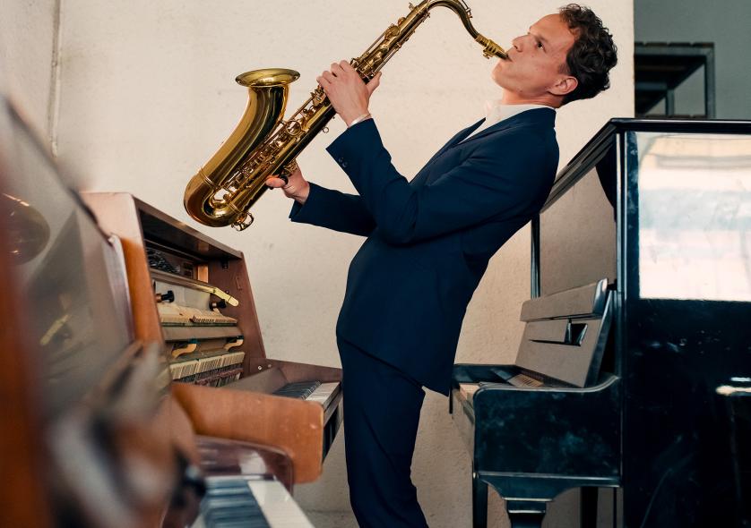 Musique, jazz, saxophone